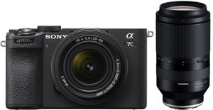 Sony Alpha ILCE-7C II black + 28-60mm + Tamron 70-180mm f/2.8