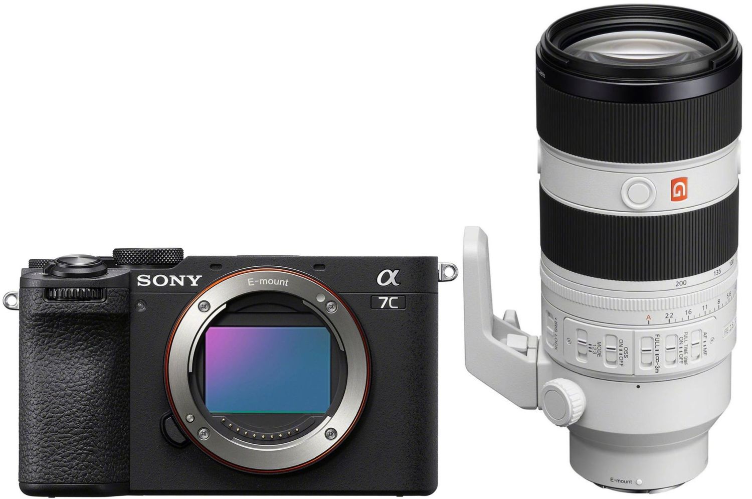 Sony Alpha 7C II Black SEL FE 70-200mm f/2.8 GM II