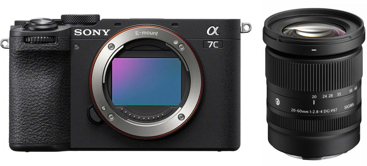 Sony Alpha ILCE-7C II Black + Sigma 20-60mm f/2.8-4 DG (C) E-mount