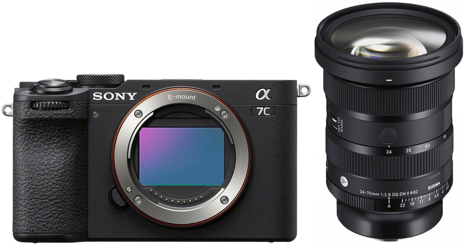 Sony Alpha A7C II Black Sigma 24 70mm f/2.8 DG DN II A Sony E