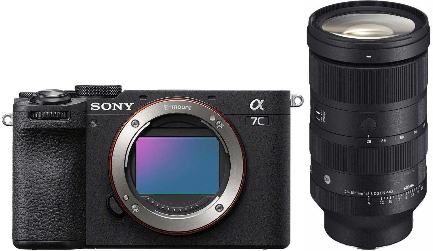 Sony Alpha ILCE-7C II black con Sigma 28 105mm f/2.8 DG DN