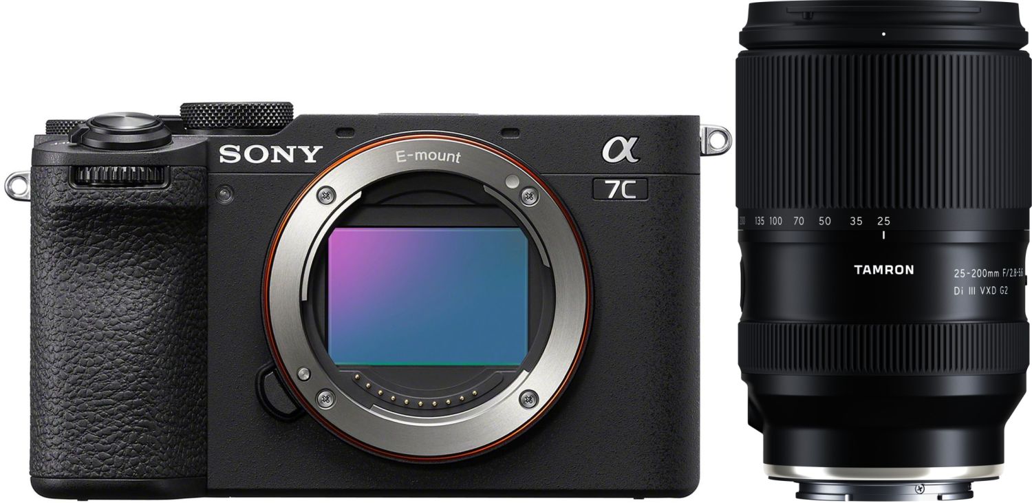 Sony Alpha A7C II Black Tamron 25 200mm f/2.8 56 Di III VXD G2