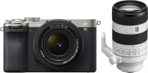 Sony Alpha ILCE-7C II silver + 28-60mm + 70-200mm f/4.0 II
