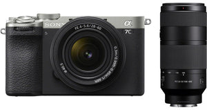 Sony Alpha ILCE-7C II Silver + 28-60mm f/4-5.6 + 100-400mm f/5.6-8 OSS