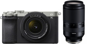 Sony Alpha ILCE-7C II silver + 28-60mm + Tamron 70-180mm f/2.8