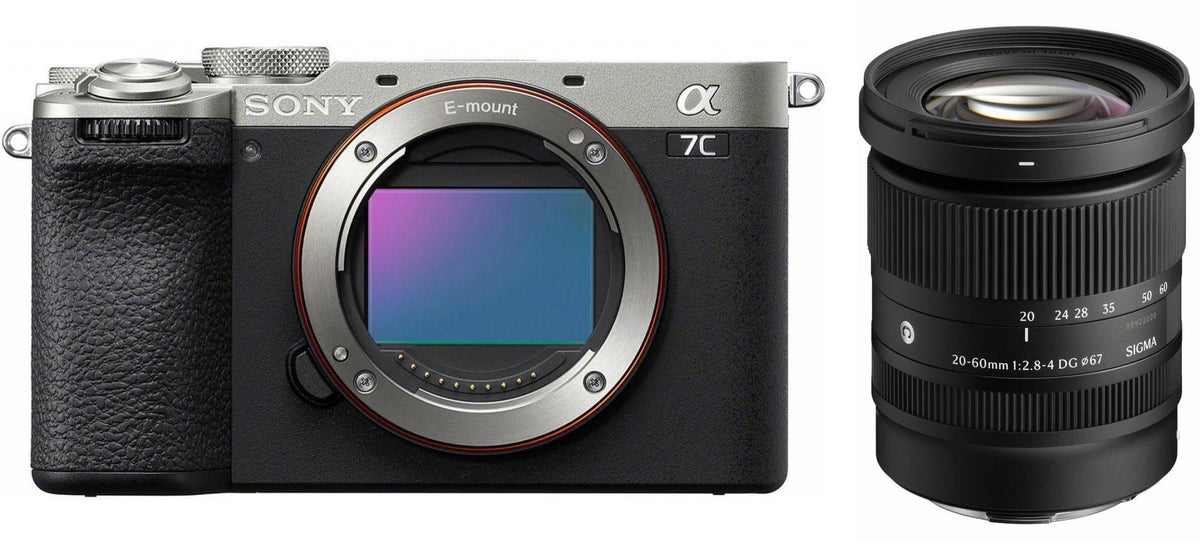 Sony Alpha ILCE-7C II Silver + Sigma 20-60mm f/2.8-4 DG (C) E-mount