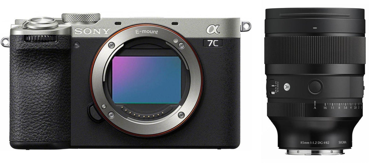 Sony Alpha ILCE-7C II Silver + Sigma 85mm f/1.2 DG Art E-Mount