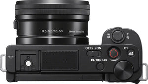 Sony Alpha ZV-E10 + 16-50mm + ECM-W2BT Microphone