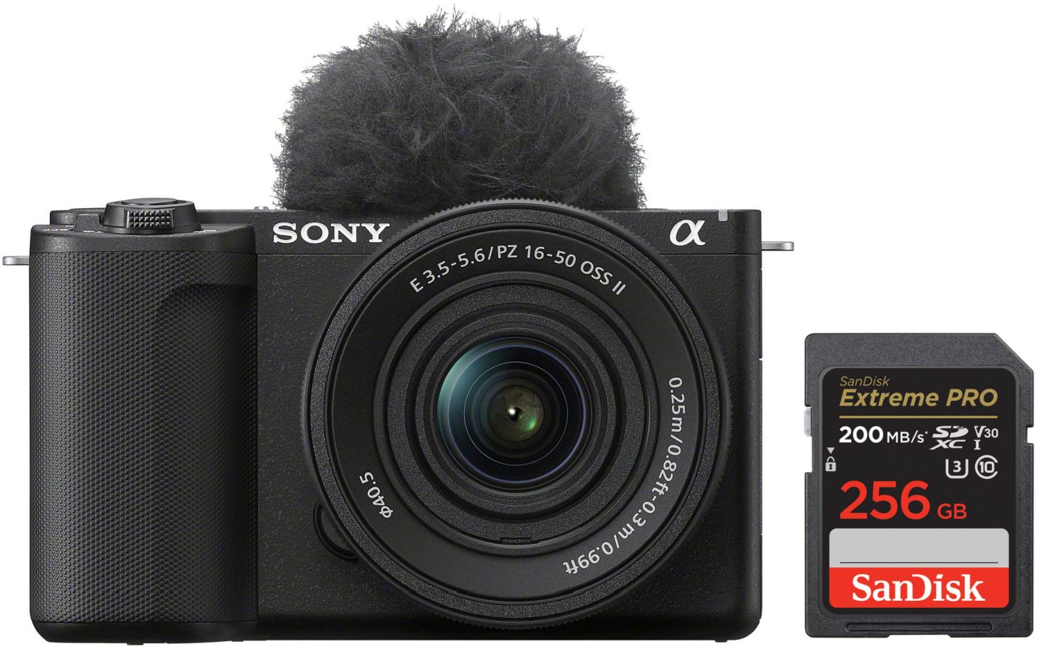 Sony Alpha ZV-E10 II 16 50mm SanDisk Extreme Pro 256GB 200MB/s V30