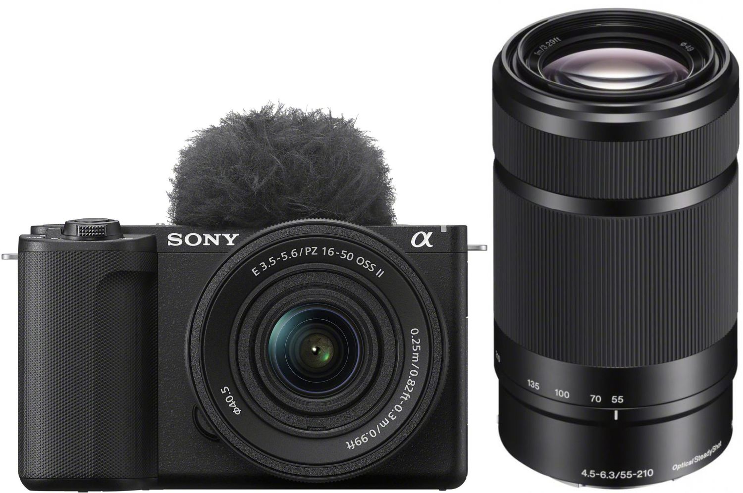 Sony Alpha ZV E10 II 16-50mm SEL 55-210mm f/4.5-6.3 OSS Black