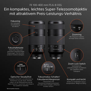 Sony SEL FE 100-400mm f/5.6-8 OSS