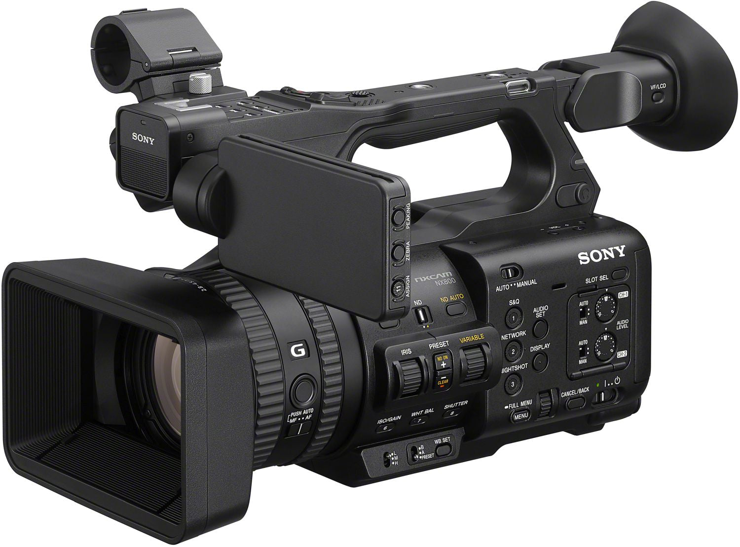 Sony HXR-NX800 4K HDR NXCAM camcorder with 20x Zoom (45529225)