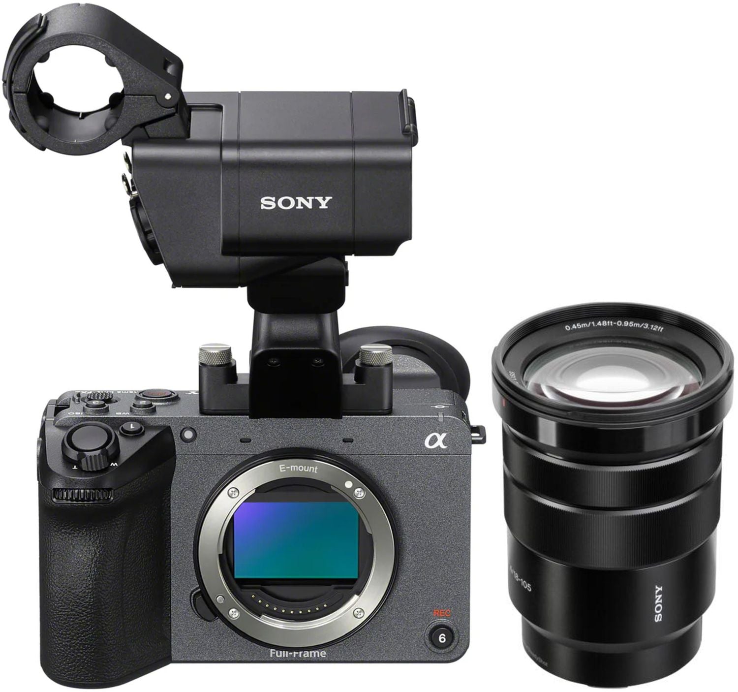 Sony ILME FX2 XLR Grip SEL 18-105mm f/4 G PZ OSS