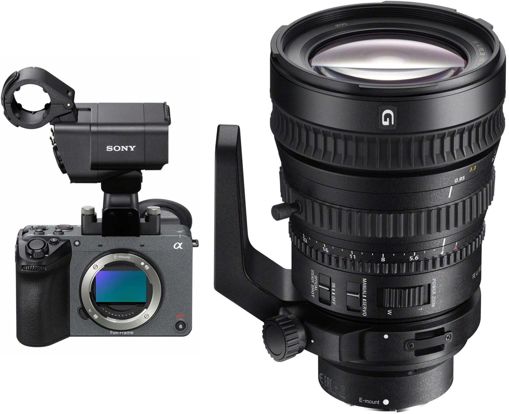 Sony ILME FX2 XLR Grip SEL P FE 28-135mm f/4 OSS PZ G