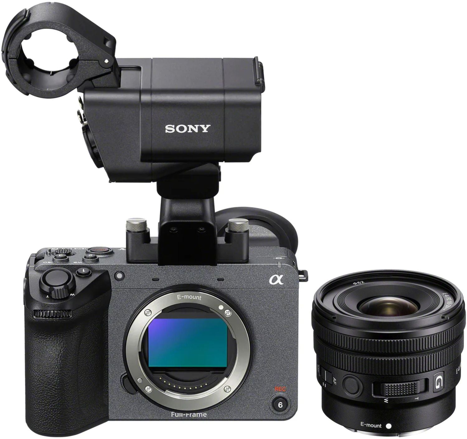 Sony ILME FX2 XLR Grip SEL PZ 10-20mm f4 G