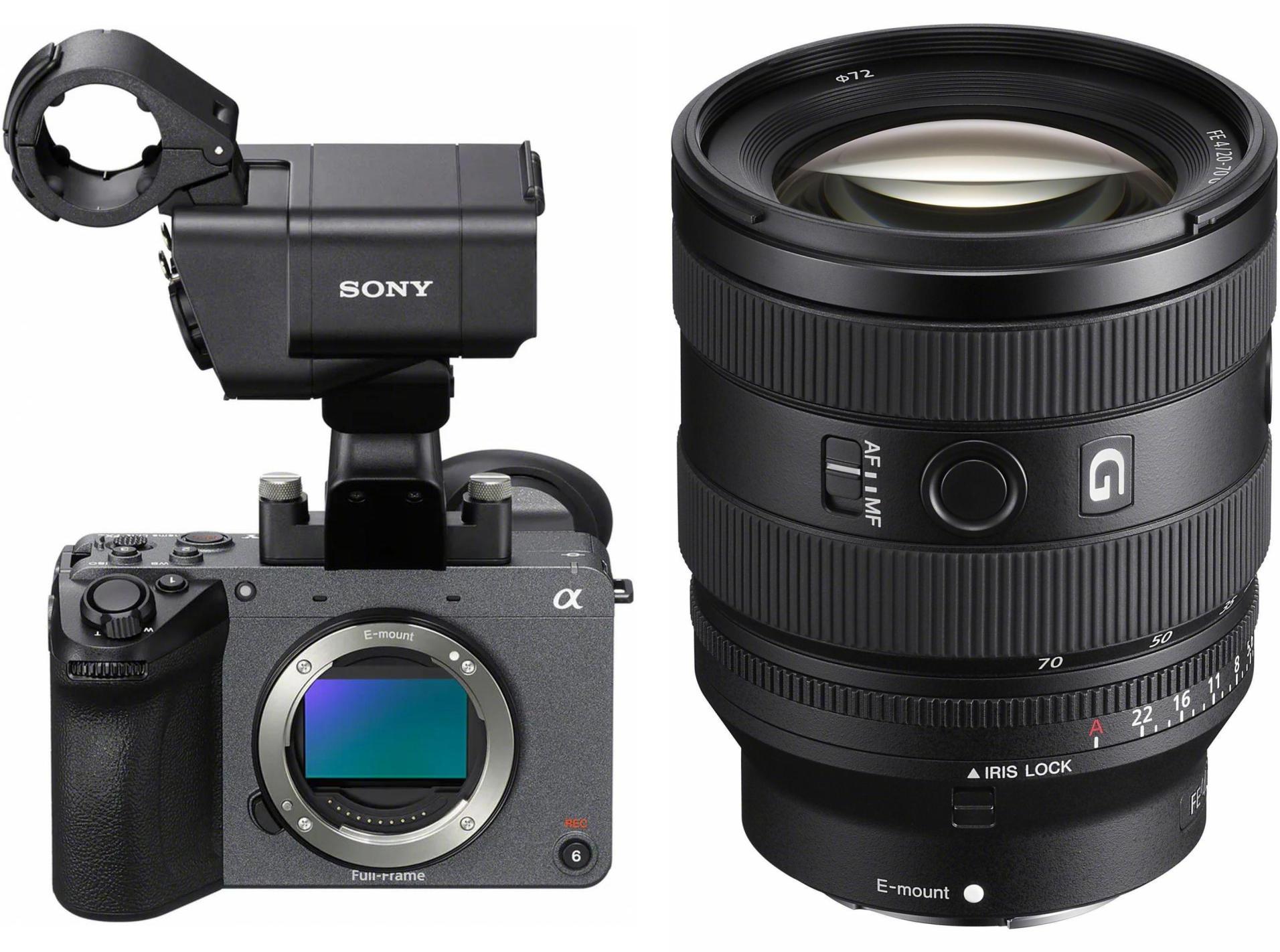 Sony ILME FX2 XLR Handle Sony SEL FE 20-70mm f/4 G