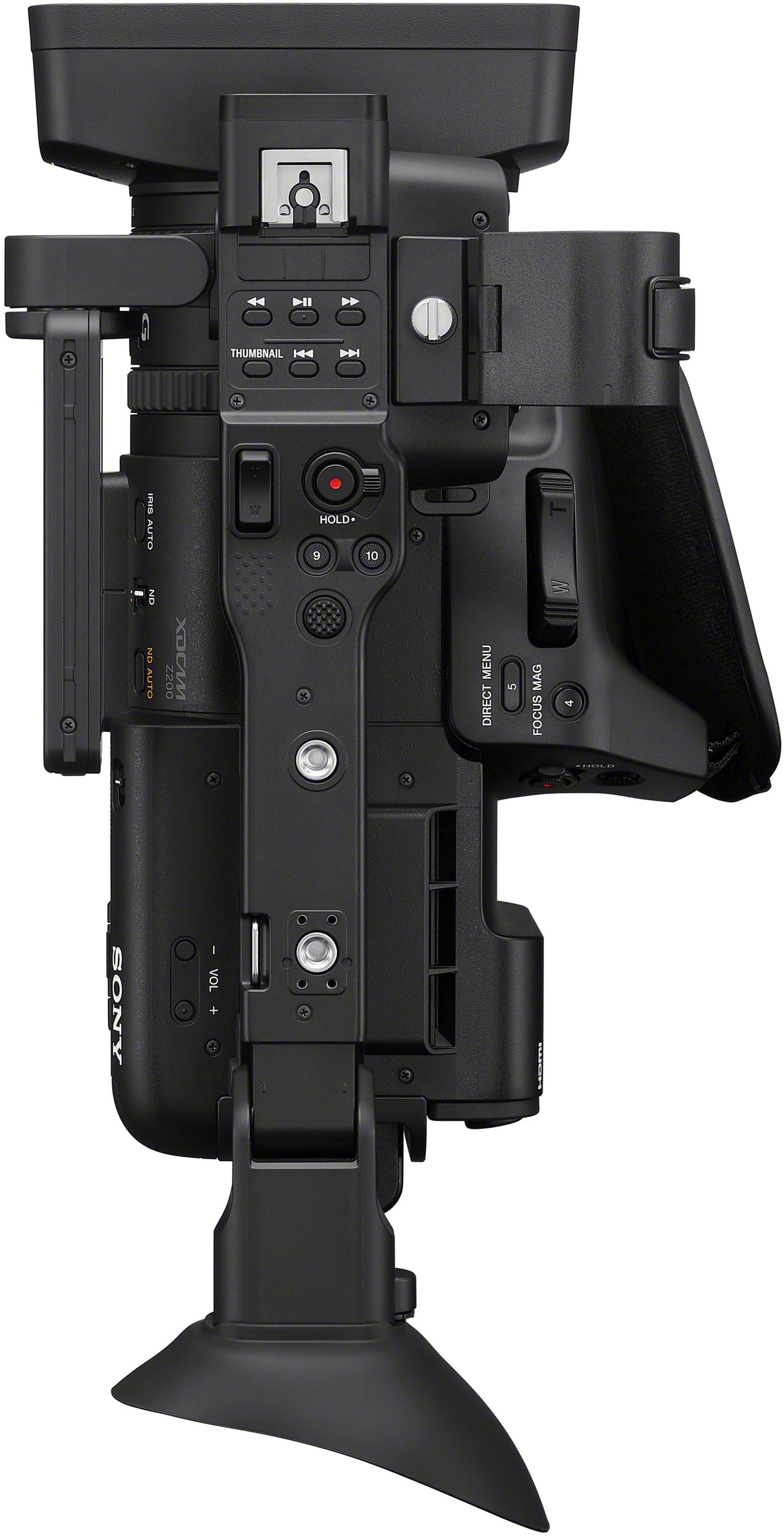 Sony PXW-Z200 4K HDR XDCAM camcorder with 20x Zoom