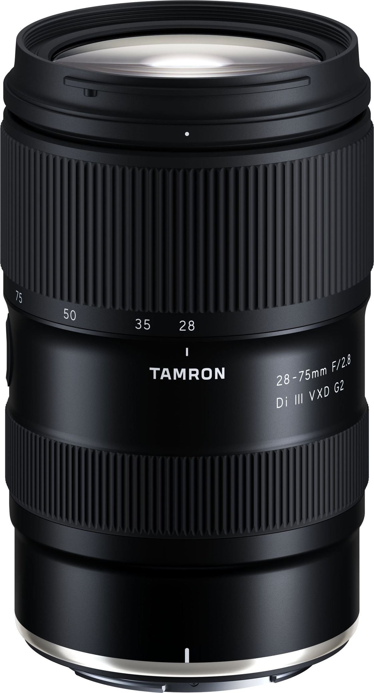Barilotto del Tamron 28-75mm f/2.8 Di III VXD G2 con la sigla del modello