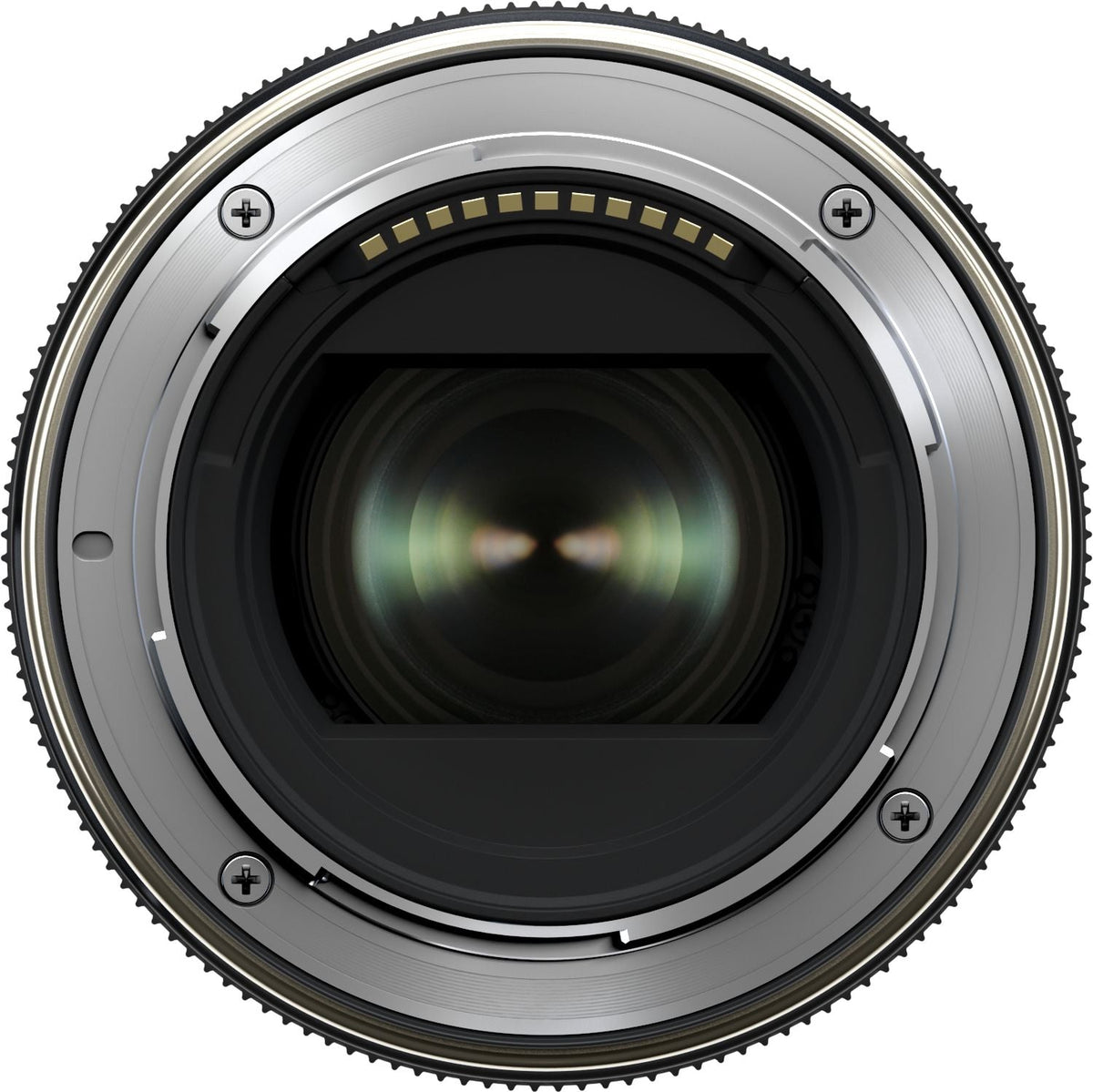 Innesto posteriore Nikon Z del Tamron 28-75mm f/2.8 G2 con la lente posteriore
