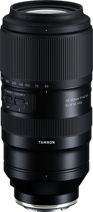 Tamron 50-400mm f4.5-6.3 + 20-40mm f2.8 Sony E-mount