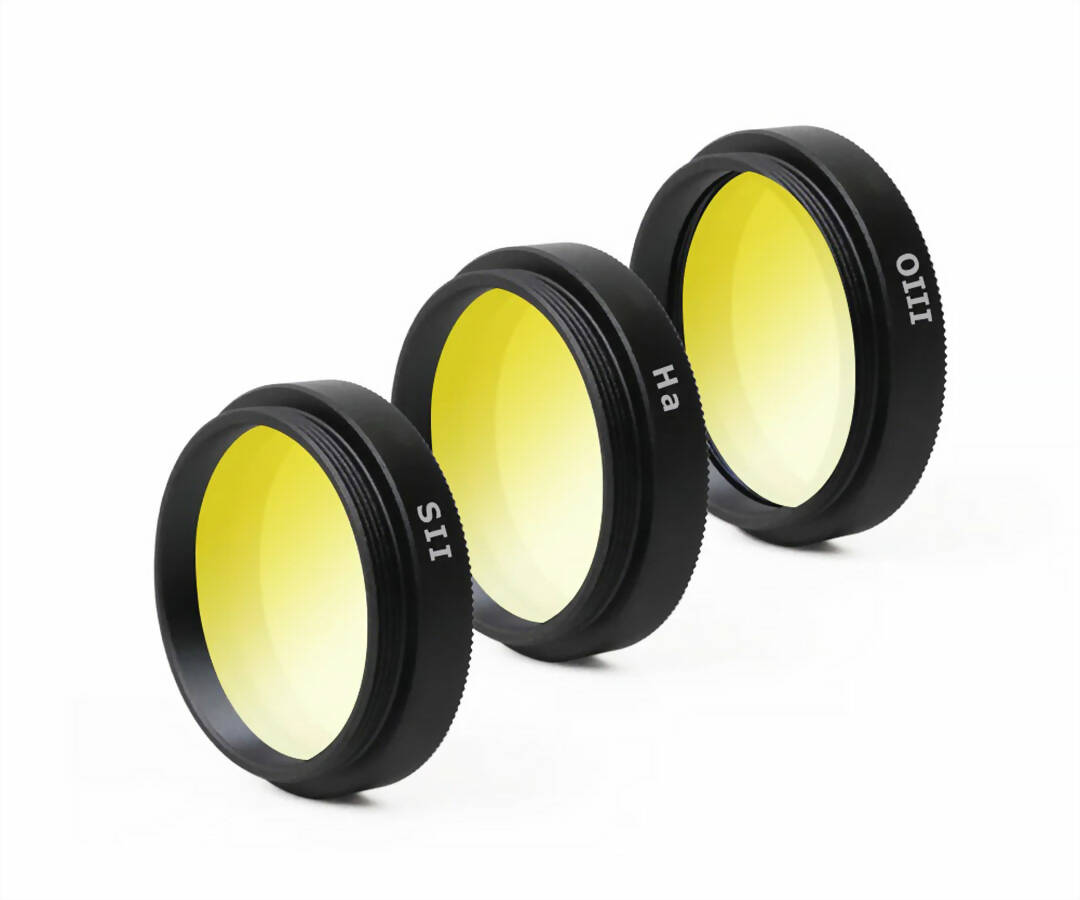 GIORDANO® SHO – Set di Filtri Astronomici Banda Stretta Hα, SII, OIII per Astrofotografia