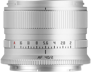 TTARTISAN AF 40mm f2 Nikon Z (full frame) silver