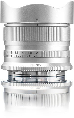 TTARTISAN AF 40mm f2 Nikon Z (full frame) silver