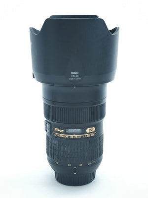 Nikon AF-S NIKKOR 24-70mm f2.8G ED usato con paraluce HB-40 - Giordano Photo