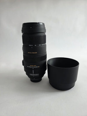 Sigma 120-400mm f/4.5-5.6 APO DG OS HSM usato per Nikon Reflex con paraluce - Giordano Photo