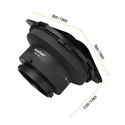 Nicefoto FD-110 Kit Lente, Attacco Bowens con Alette e Griglia