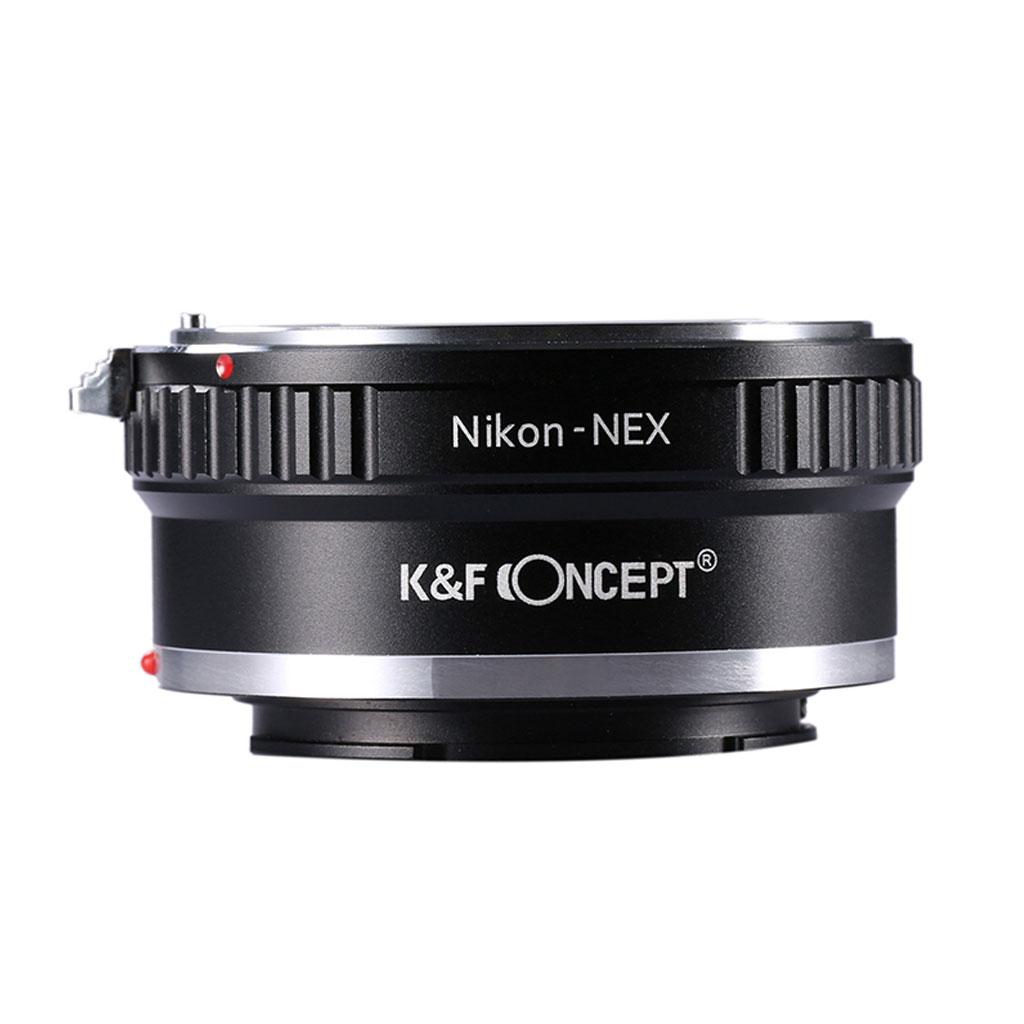 K&F Concept Anello Adattatore da Obiettivi Nikon Nikkor serie D a Sony E-Mount