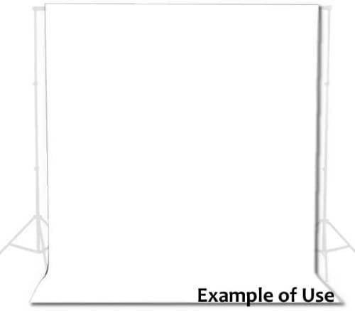 Take TK-FT-3x6mt Fondale in Tessuto, Colore Bianco White, Dimensioni 3x6mt