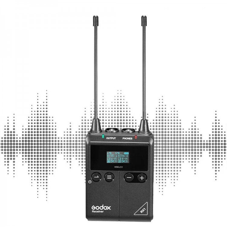 Ricevitore wireless RX per Godox WmicS1 sistema UHF