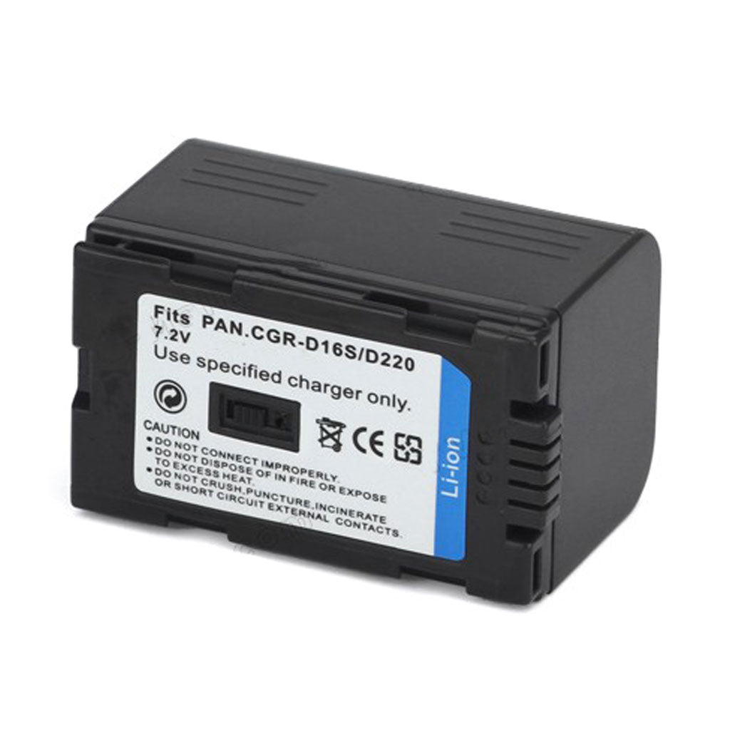 Take TK-D16SC Batteria Li-Ion 1200mah Compatibile Sostituisce Panasonic CGR-D08, CGR-D16S, CGR-D120