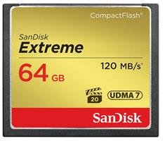 SanDisk Extreme CompactFlash 64GB 120MB/s