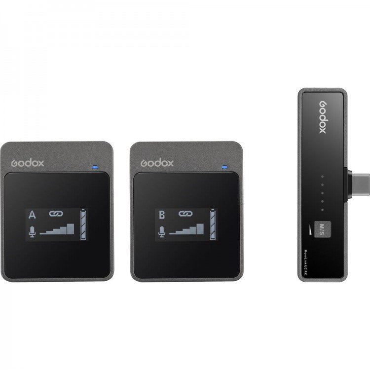 Godox Movelink UC2 a 2.4GHz Sistema microfonico wireless USB-C