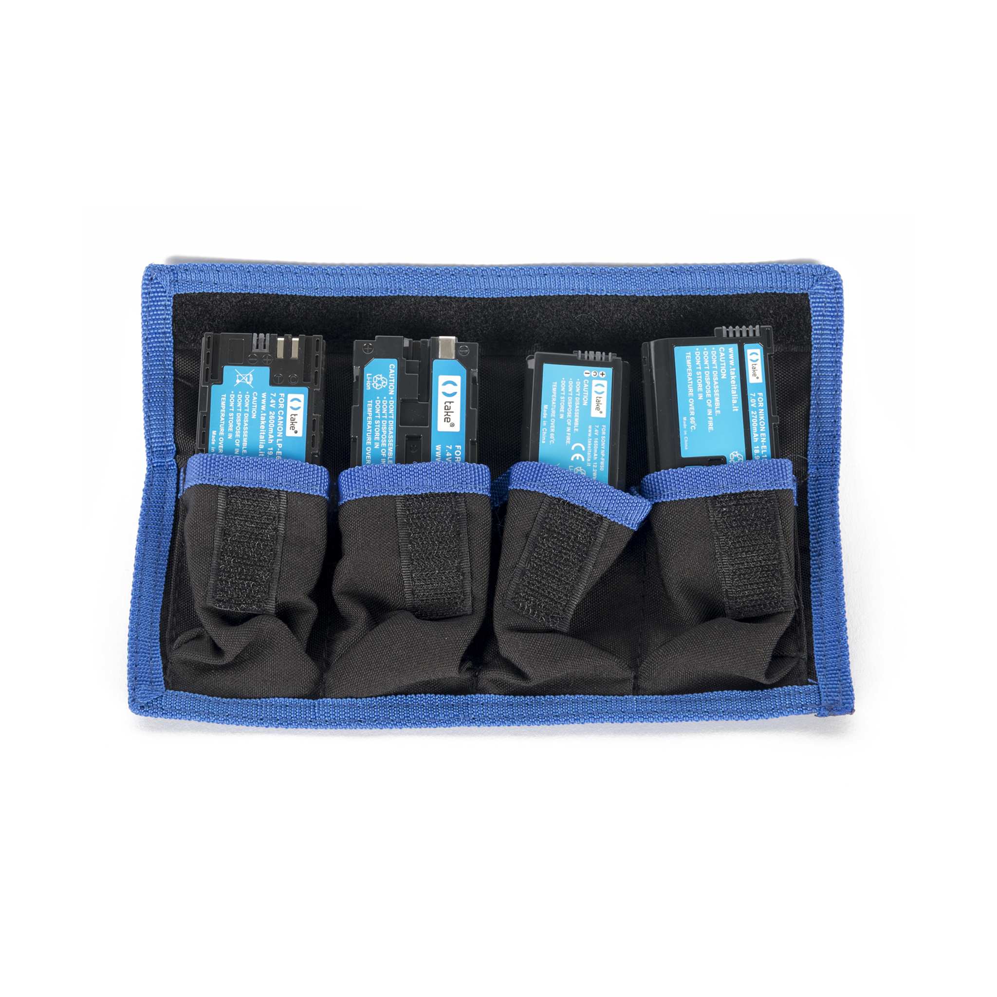 Take TK-BBAG1 Borsa Sacca Portabatterie, Fino a 4 Batterie