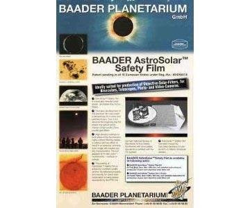 Baader 2459281 - Pellicola di sicurezza Astro Solar - visual ND 5.0 - 200 mm x 290 mm