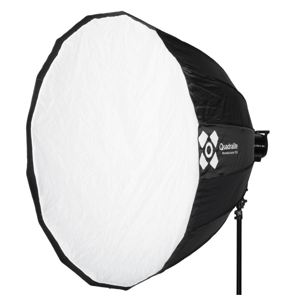 Quadralite Softbox Esadecagonale Parabolico Deep Richiudibile 150cm, Attacco Bowens