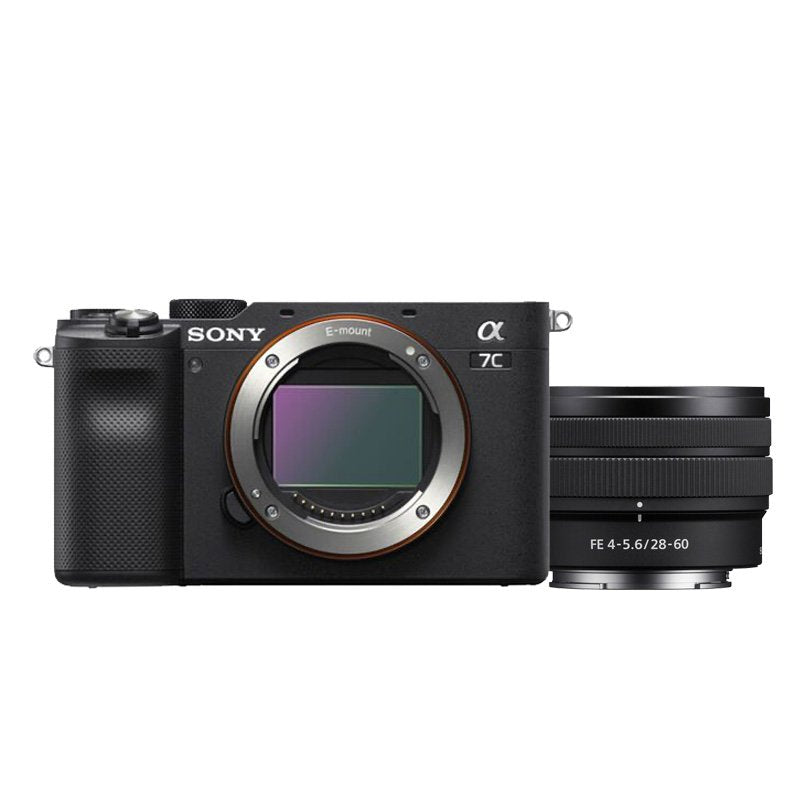 Sony A7C Black Edition + Obiettivo zoom FE 28-60mm F4-5.6 (ILCE7CLB.CEC) - Garanzia Sony Italia