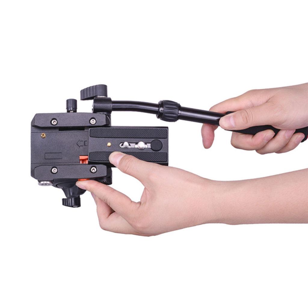 Take TK-HV1 Testa Fluida per Riprese Video con Piastra tipo Manfrotto 501PL