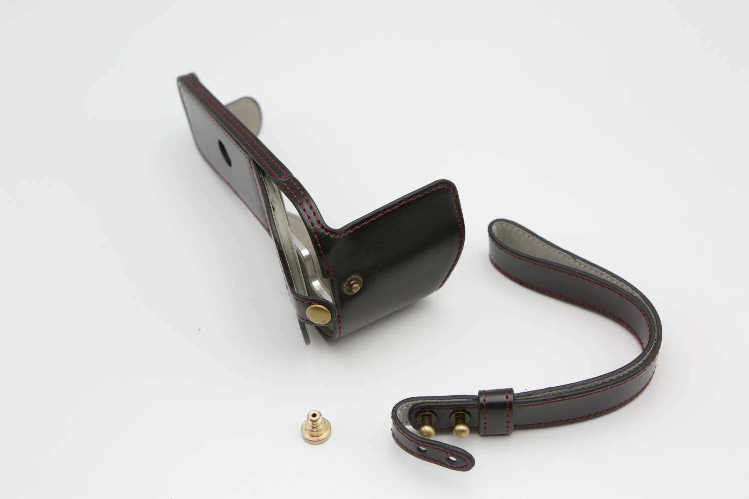 Take TK-LTC3E Compatibile con Case Custodia in Ecopelle Nikon CoolPix P1000, Nera