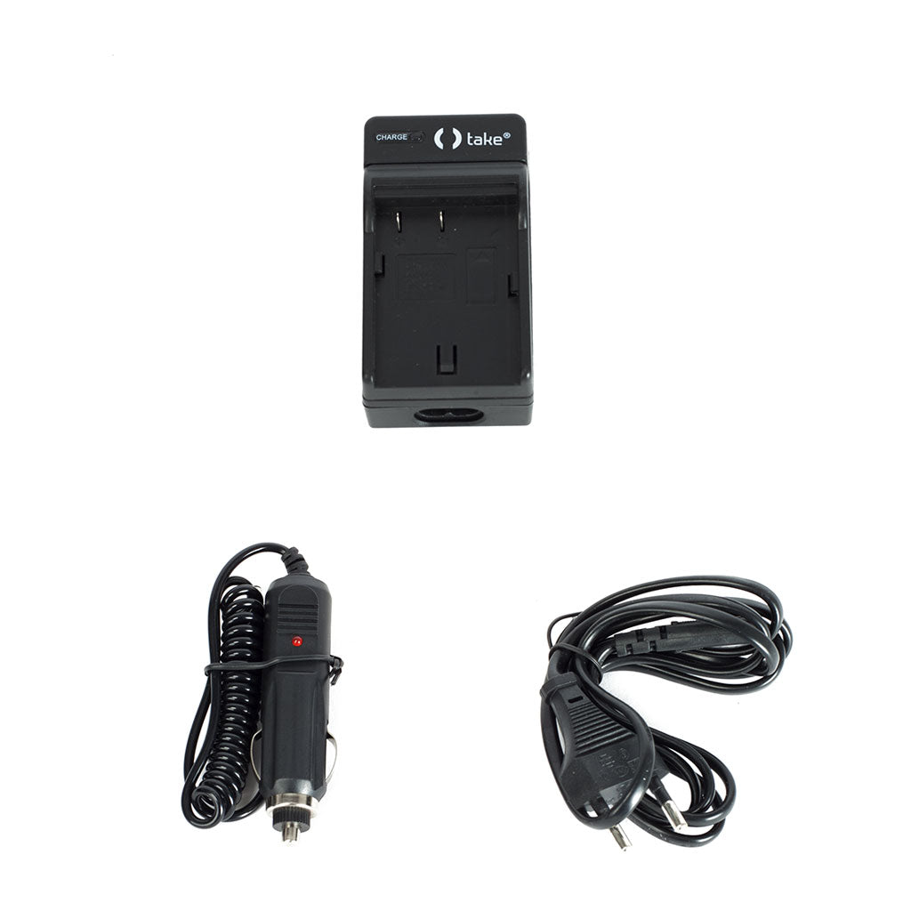 Take TK-CH-BLF19E Compatibile con Caricabatterie per Batteria Panasonic DMW-BLF19, DMW-BLF19E