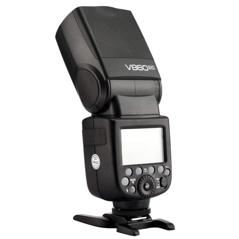 Flash a slitta Godox Ving V860II Speedlite per fotocamere Canon