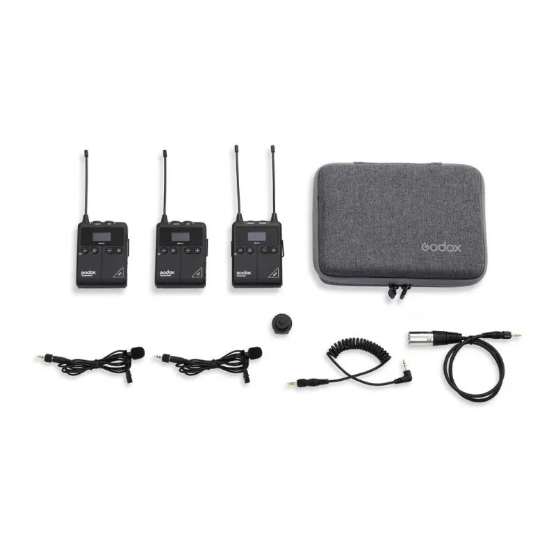 Godox WMicS1 Kit 2 Microfono Wireless Lavalier