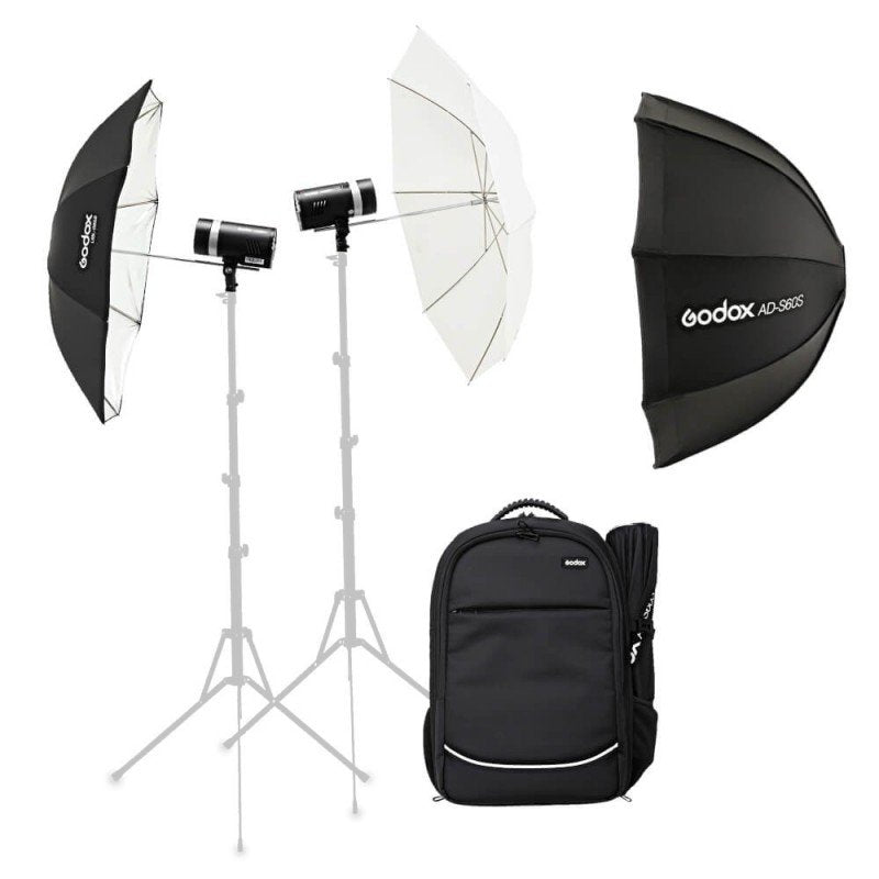 Godox AD300Pro TTL Dual Kit 2 flash + zaino