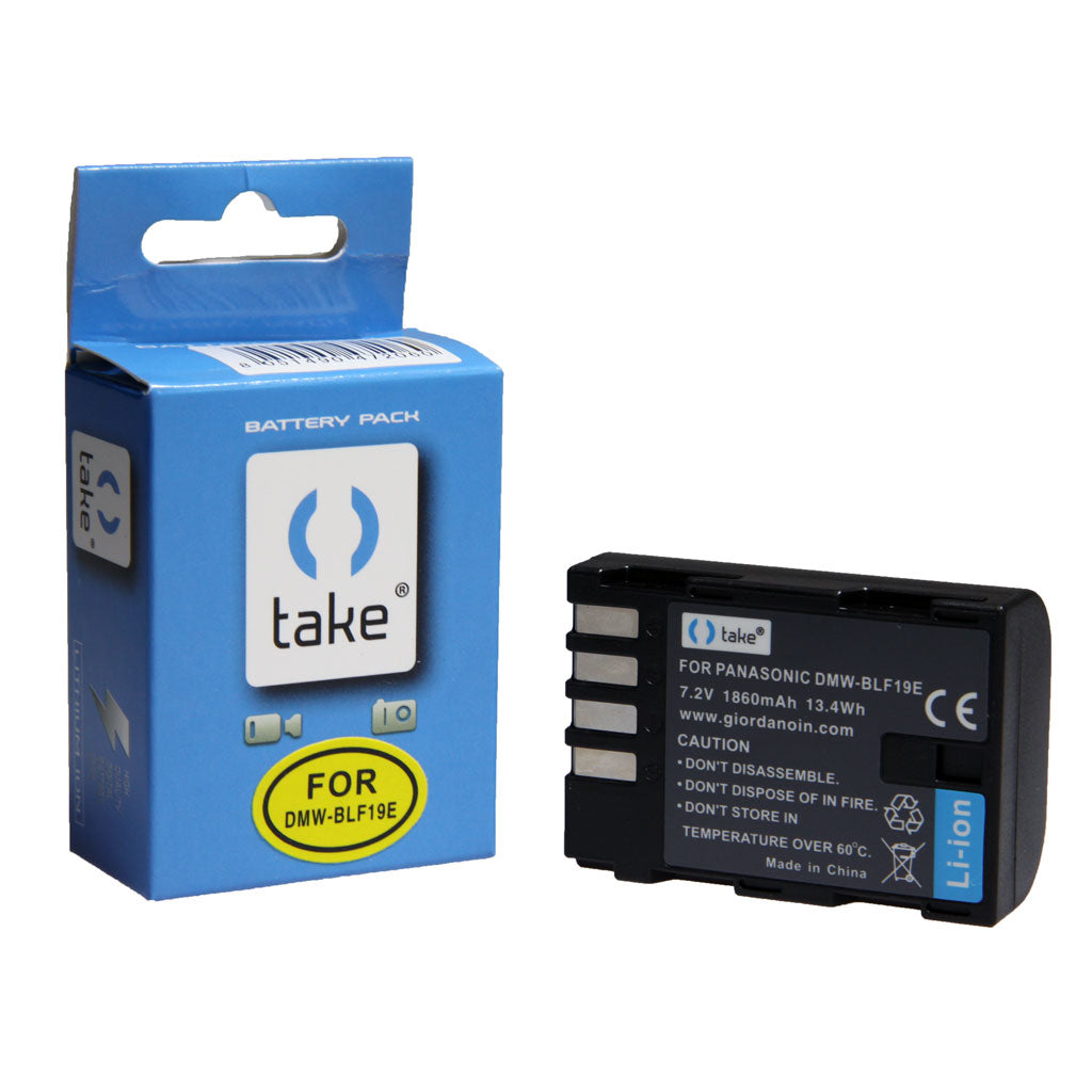 Take TK-BLF19EC Compatibile con Batteria Li-Ion 2500mah Panasonic DMW-BLF19E