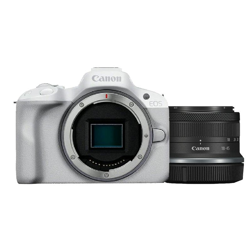 Canon EOS R50 Kit RF-S 18-45mm IS STM White mirrorless APS-C