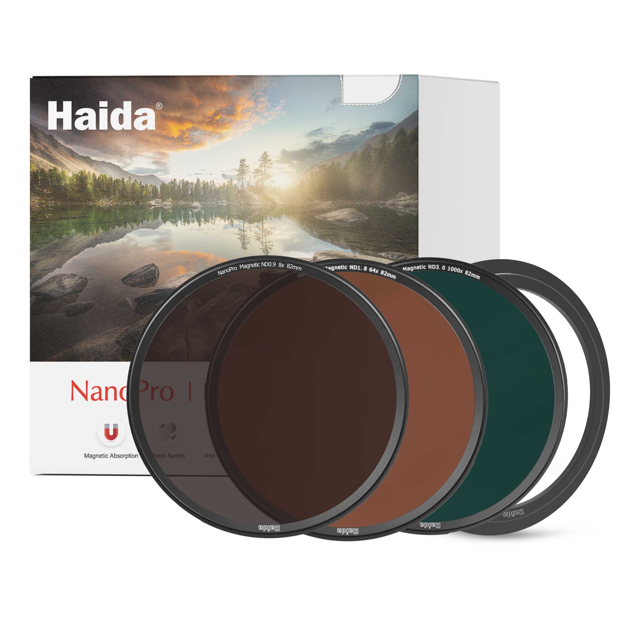 Haida Kit Filtro NanoPro Magnetico ND 82mm