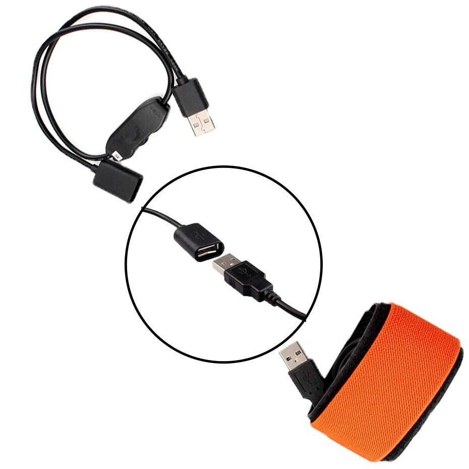 Take TK-USBDH1 Fascia Anti Condensa Dew Heater USB 5V, Lunghezza 25cm, per Obiettivi Diametro Max 80mm